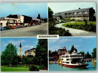8590 Romanshorn 1988 Foto AK Hafen Auto- Fähre Jugendherberge
