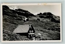 Druesberg - Drusberghütte Schweizer Flagge