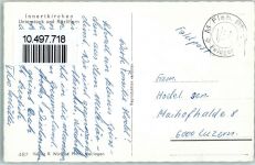 3862 Innertkirchen - Urnerstock Ritzlihorn Feldpost M Flab