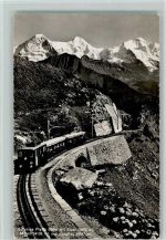 Schynige-Platte-Bahn - Schynige-Platte-Bahn mit Eiger Mönch und Jungfrau