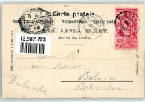 Rigi Kulm 1900 Lithographie Hotel Mondschein