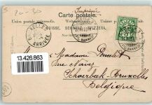 8000 Zürich 1903 Lithographie Eidgen. Turnfest Fahne turner