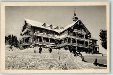 8890 Flums 1914 - Winter Alpen Kurhaus Oberberg