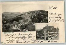 9103 Schwellbrunn 1903 Foto AK Gasthaus zum Kreuz