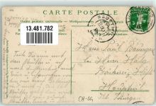 9620 Lichtensteig 1911 Prägedruck Edelweiß Enzian Lithographie