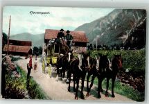 Klausen Foto AK Postkutsche Klausenpost