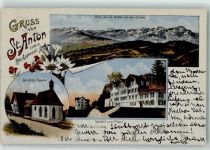 St. Anton Pass 1918 - Kapelle Gasthaus Zum Rössli Edelweiß