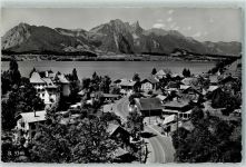3654 Gunten - am Thunersee mit Parkhotel und Stockhornkette