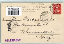 1897 Bouveret 1901 - Dampfschiff bei der Anlegestelle