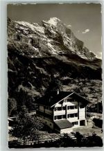 3818 Grindelwald 1947 Foto AK Pension Chalet der Naturfreunde Auf der Ofni