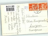 6375 Beckenried 1955 Foto AK Seilbahn Klewenalp