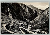 Schöllenen Foto AK Bergbahn Schöllenenbahn
