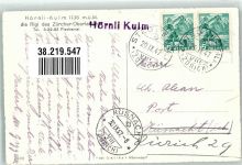 Hörnli 1947 Foto AK Gasthaus Hörnli Kulm Zürcher Oberland