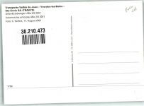 1400 Noréaz Yverdon-les-Bains Foto AK Bahnhof Eisenbahn Gelenktriebswagen