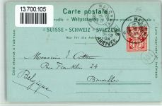 6318 Walchwil 1905 BOAKC Handlung Hürlimann Gasthäuser Lithographie