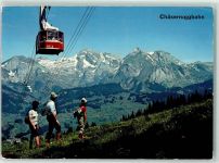 9657 Unterwasser - Chäseruggbahn Säntis Schafberg Wanderer