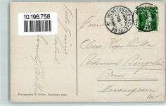 3823 Kleine Scheidegg 1915 - Eiger und Mönch Morgenrot Wappen