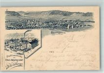 8222 Beringen 1899 BOAKC Lithographie Etablissements der Chem. Waschanstalt Ph. Wildberger Vorläufer