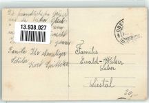 4104 Oberwil BL Foto AK Die herzlichsten Glückwünsche zum neuen Jahre Glocke Blätter Haus Ort lt. Stempel