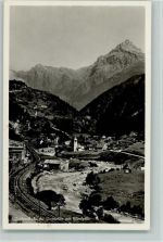 6482 Gurtnellen 1939 Foto AK Gotthardbahn mit Windgälle - Verlag goetz Nr. 3012