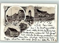 8303 Bassersdorf Baltenswil ZH 1899 BOAKC Schulen Lithographie