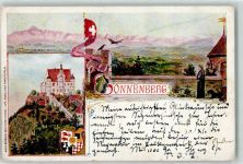 9507 Stettfurt 1908 Künstlerkarte Schloss Sonnenberg sign