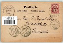 9507 Stettfurt 1908 Künstlerkarte Schloss Sonnenberg sign