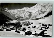 3906 Saas-Fee - Allalin und Alphubel Winteraufnahme