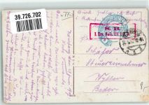 8280 Kreuzlingen - mit Ev. Stadtkirche Feldpost WK I I. Ers. Batl. 114 Inf. Res. Div. Konstanz