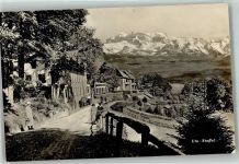 8143 Uetliberg 1928 Foto AK Hotel Staffel