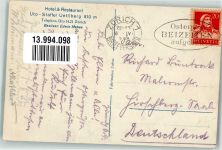 8143 Uetliberg 1928 Foto AK Hotel Staffel