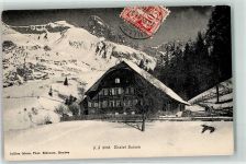 1338 Ballaigues 1907 - Chalet suisse Ort lt. Stempel