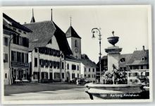 3270 Aarberg - Amtshaus Handlung Glas Manufaktur Hans Jenni