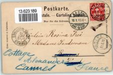 4102 Binningen 1899 - Untere Hauptstrasse Gasthaus zum Schlüssel