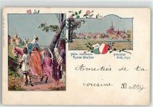 1530 Payerne 1899 Lithographie Kirche