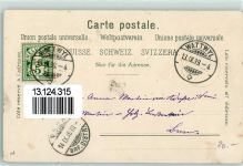 Toggenburger Sennenball sign Rudolf Trachten Toggenburg 1899 Lithographie