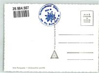 7545 Guarda Foto AK Winter Gross Buin Hüttenstempel Wiesbadener Hütte