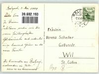 8887 Mels Künstlerkarte sign. K Aktion Weisstannental Geiger Hase