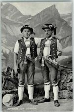 9050 Appenzell - Appenzeller Sennen mit Pfeife