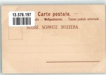 7265 Davos Wolfgang 1899 Lithographie / Künstlerkarte Gruss aus den Schweizer Bergen Adhäsionsbahn Rhätische Bahn