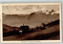 3624 Goldiwil Thun 1934 Foto AK thunersee Stockhorn