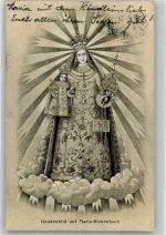 6383 Niederrickenbach Maria Rickenbach 1918 Foto AK Kirche Gnadenbild auf Maria Rickenbach