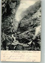 8877 Murg 1908 Foto AK Am Wallensee Schlucht bei Murg