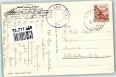 7462 Salouf 1948 Foto AK Wallfahrt- Kirche Ziteil Mutter Gottes