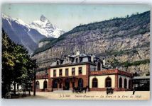 1890 St-Maurice - Bahnhof, Dent du Midi