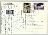 9488 Schellenberg - Kirche Kreuz Turm Steg Fahne