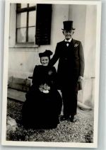 4313 Möhlin 1932 Privatfoto AK Diamantene Hochzeit Familie Bollin Ort handschriftlich