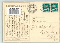 Serie Bienfaisance Mutter und Kind Motiv Schweiz Künstlerkarte