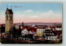 8910 Affoltern am Albis - Verlag guggenheim Nr. 17000 - Eckknick Karte Rückseite fleckig