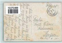 8910 Affoltern am Albis - Verlag guggenheim Nr. 17000 - Eckknick Karte Rückseite fleckig